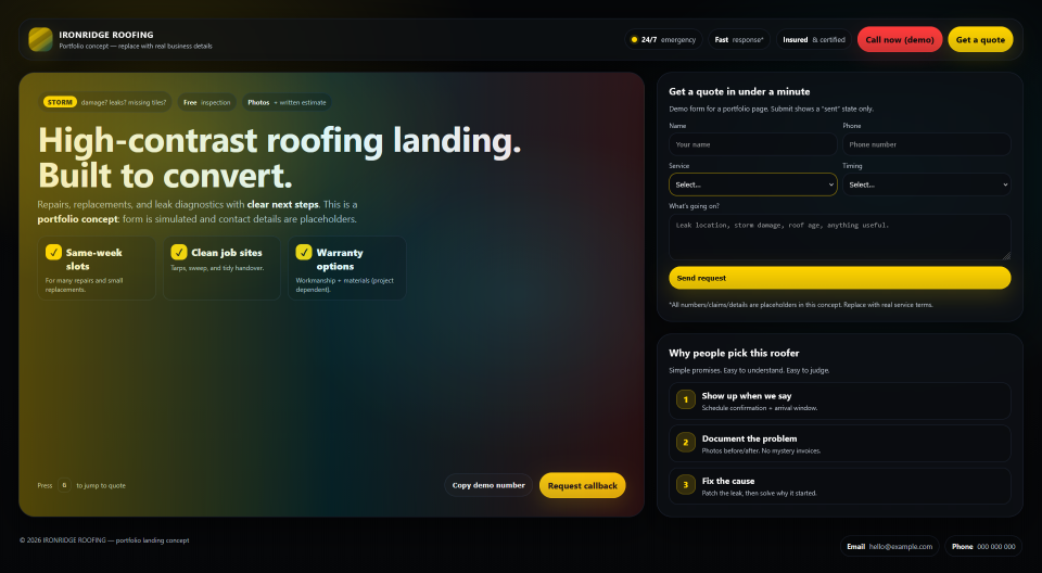 IronRidge Roofing